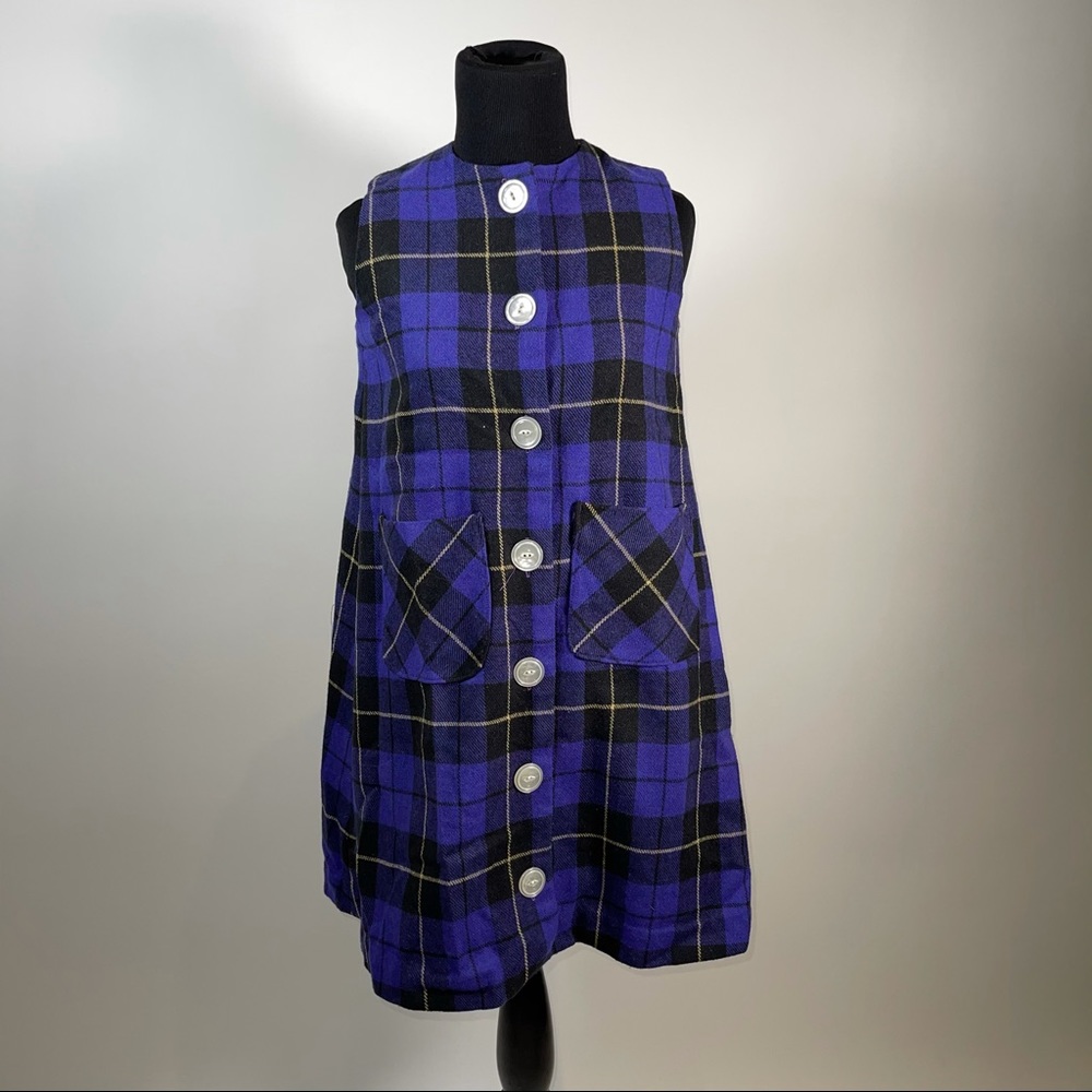 Purple Plaid Dress
